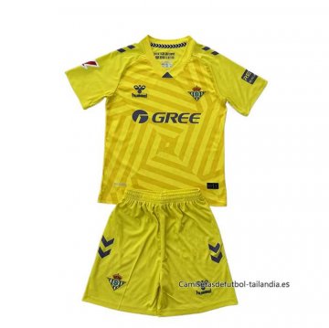 Camiseta Real Betis Portero Nino 2025-2026 Amarillo Camiseta Real Betis Portero Nino 2025-2026 Amarillo