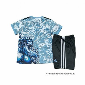 Camiseta Real Madrid Dragon Nino 2025-2026 Azul