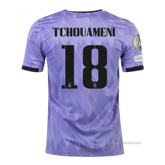 2ª Camiseta Real Madrid Jugador Tchouameni 2022-2023 - Haga un click en la imagen para cerrar