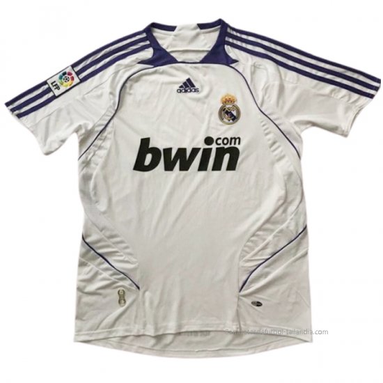 1ª Camiseta Real Madrid Retro 2007-2008 - Haga un click en la imagen para cerrar