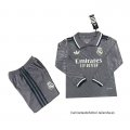 3ª Camiseta Real Madrid Manga Larga Nino 2024-2025