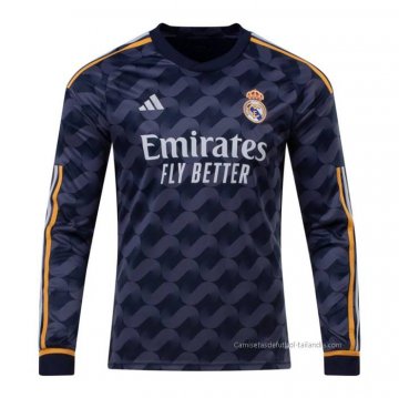 2ª Camiseta Real Madrid Manga Larga 2023-2024 2ª Camiseta Real Madrid Manga Larga 2023-2024