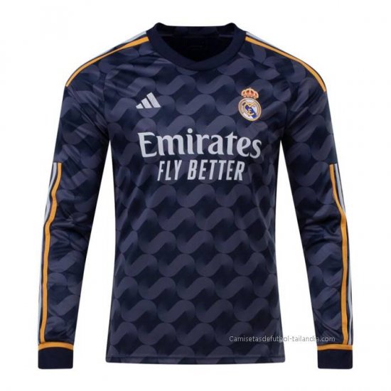2ª Camiseta Real Madrid Manga Larga 2023-2024 - Haga un click en la imagen para cerrar