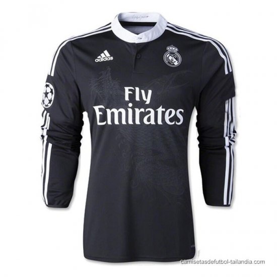2ª Camiseta Real Madrid Manga Larga Retro 2014-2015 - Haga un click en la imagen para cerrar