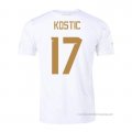 2ª Camiseta Serbia Jugador Kostic 2022