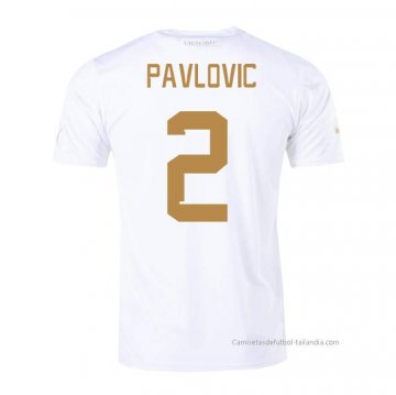 2ª Camiseta Serbia Jugador Pavlovic 2022 2ª Camiseta Serbia Jugador Pavlovic 2022