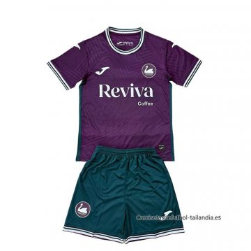 2ª Camiseta Swansea City Nino 2025-2026