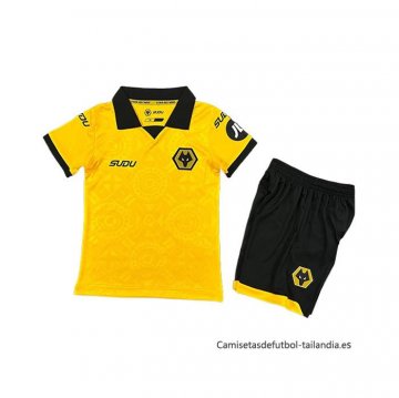 1ª Camiseta Wolves Nino 2025-2026 1ª Camiseta Wolves Nino 2025-2026