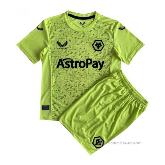 2ª Camiseta Wolves Portero Nino 2023-2024 - Haga un click en la imagen para cerrar