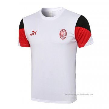 Camiseta de Entrenamiento AC Milan 2021-2022 Blanco Camiseta de Entrenamiento AC Milan 2021-2022 Blanco
