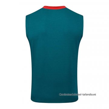 Camiseta de Entrenamiento AC Milan Sin Mangas 2025-2026 Verde