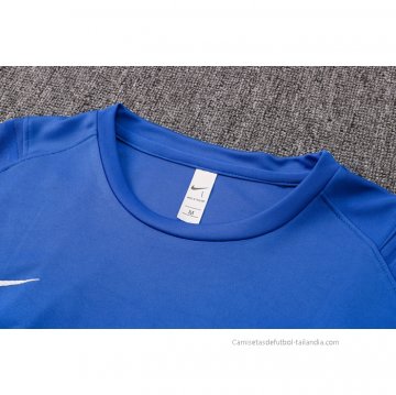 Camiseta de Entrenamiento Barcelona 2021-2022 Azul