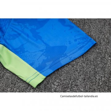 Camiseta de Entrenamiento Barcelona 2024-2025 Azul