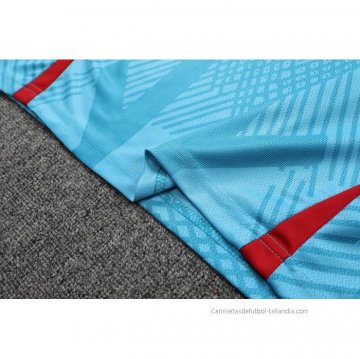 Camiseta de Entrenamiento Barcelona Sin Mangas 2022-2023 Azul