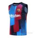 Camiseta de Entrenamiento Barcelona Sin Mangas 2022-2023 Azul y Rojo