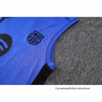 Camiseta de Entrenamiento Barcelona Sin Mangas 2025-2026 Azul Purpura