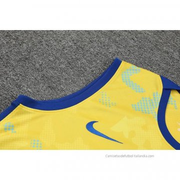 Camiseta de Entrenamiento Chelsea Sin Mangas 2022-2023 Amarillo
