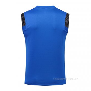 Camiseta de Entrenamiento Inter Milan Sin Mangas 2021-2022 Azul