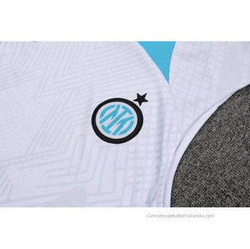 Camiseta de Entrenamiento Inter Milan Sin Mangas 2022-2023 Blanco