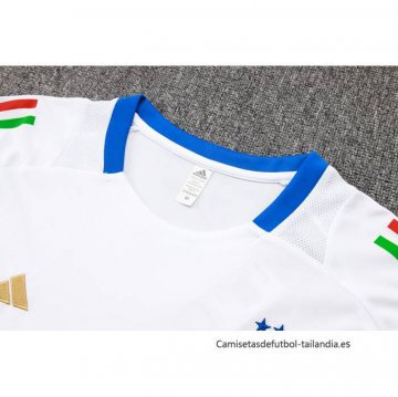 Camiseta de Entrenamiento Italia 2024-2025 Blanco
