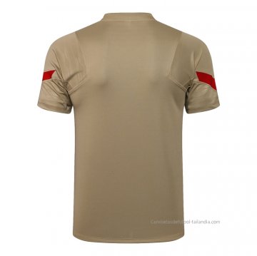 Camiseta de Entrenamiento Liverpool 2021-2022 Amarillo