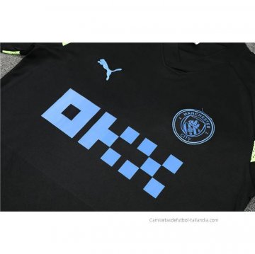 Camiseta de Entrenamiento Manchester City 2022-2023 Negro