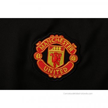 Camiseta de Entrenamiento Manchester United 2021-2022 Negro
