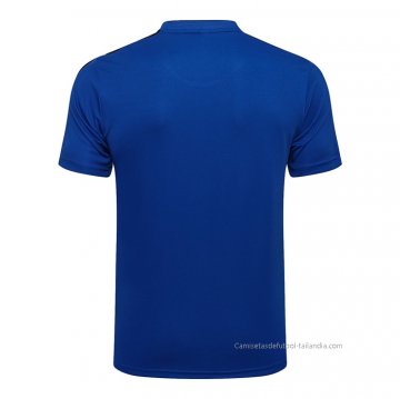 Camiseta de Entrenamiento Manchester United 2021-2022 Azul