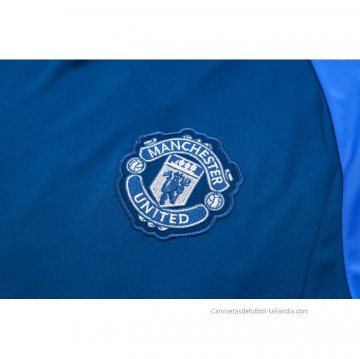 Camiseta de Entrenamiento Manchester United 2023-2024 Azul