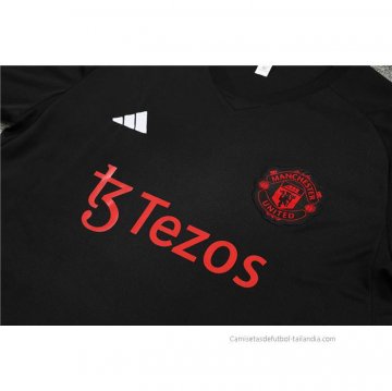 Camiseta de Entrenamiento Manchester United 2023-2024 Negro