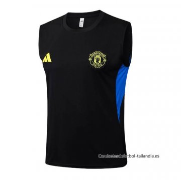 Camiseta de Entrenamiento Manchester United Sin Mangas 2025-2026 Negro Camiseta de Entrenamiento Manchester United Sin Mangas 2025-2026 Negro