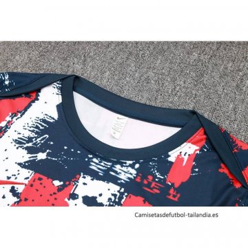 Camiseta de Entrenamiento Paris Saint-Germain 2024-2025 Azul y Rojo