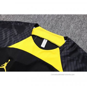 Camiseta de Entrenamiento Paris Saint-Germain Jordan 2023-2024 Negro