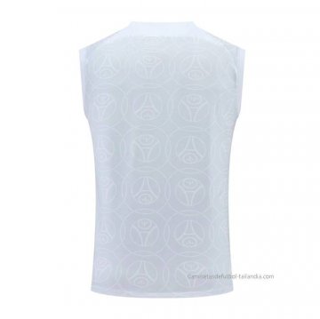 Camiseta de Entrenamiento Paris Saint-Germain Sin Mangas 2022-2023 Blanco