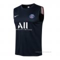 Camiseta de Entrenamiento Paris Saint-Germain Sin Mangas 2021-2022 Azul