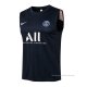 Camiseta de Entrenamiento Paris Saint-Germain Sin Mangas 2021-2022 Azul
