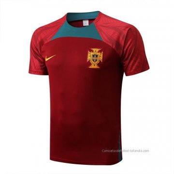 Camiseta de Entrenamiento Portugal 2022-2023 Rojo Camiseta de Entrenamiento Portugal 2022-2023 Rojo