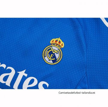 Camiseta de Entrenamiento Real Madrid 2025-2026 Azul Blanco