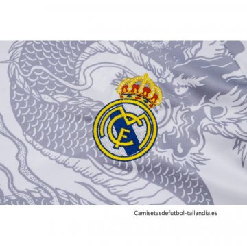 Camiseta de Entrenamiento Real Madrid Dragon 2024-2025 Blanco