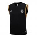 Camiseta de Entrenamiento Real Madrid Sin Mangas 2023-2024 Negro