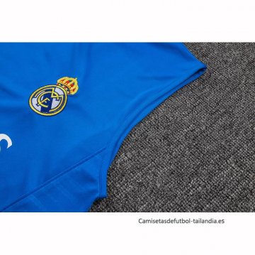 Camiseta de Entrenamiento Real Madrid Sin Mangas 2025-2026 Azul Blanco