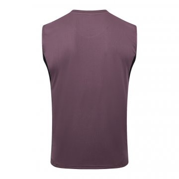 Camiseta de Entrenamiento Real Madrid Sin Mangas 2025-2026 Gris Purpura