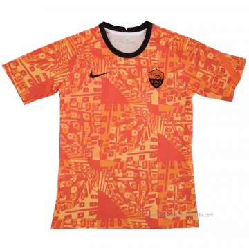 Camiseta de Entrenamiento Roma 2022 Naranja Camiseta de Entrenamiento Roma 2022 Naranja