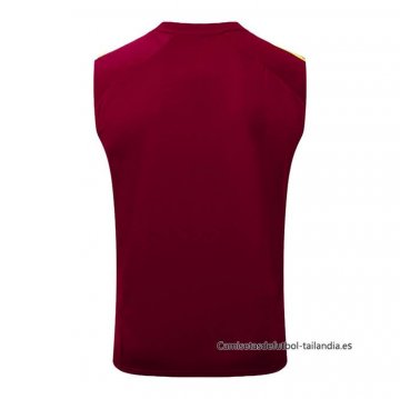 Camiseta de Entrenamiento Roma Sin Mangas 2025-2026 Rojo