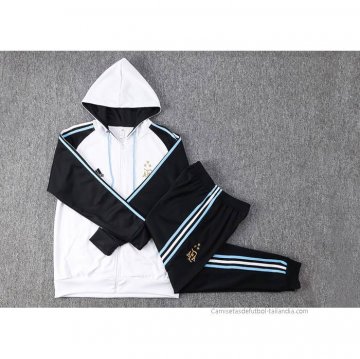 Chandal con Capucha del Argentina 2022-2023 Blanco