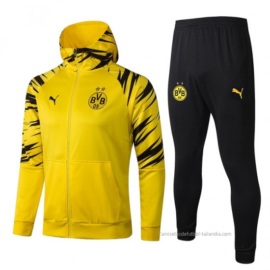 Chandal con Capucha del Borussia Dortmund 2021 Amarillo - Haga un click en la imagen para cerrar
