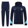 Chandal con Capucha del Chelsea 2024-2025 Azul Chandal con Capucha del Chelsea 2024-2025 Azul