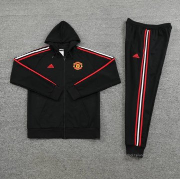 Chandal con Capucha del Manchester United 2022-2023 Negro