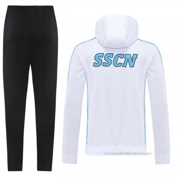 Chandal con Capucha del Napoli 2022-2023 Blanco
