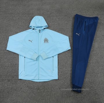 Chandal con Capucha del Olympique Marsella 2022-2023 Azul